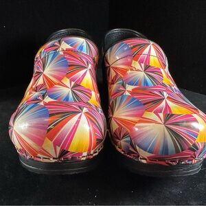 Sanita Multicolor Patterned Mules
